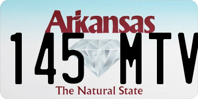 AR license plate 145MTV