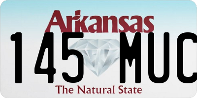AR license plate 145MUC