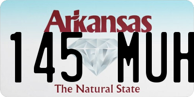 AR license plate 145MUH