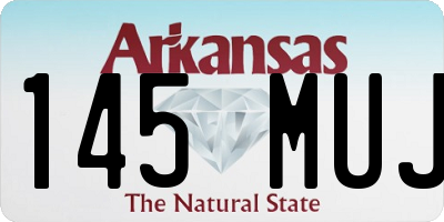 AR license plate 145MUJ
