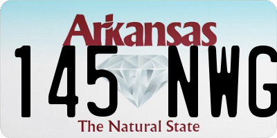AR license plate 145NWG