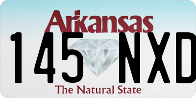 AR license plate 145NXD