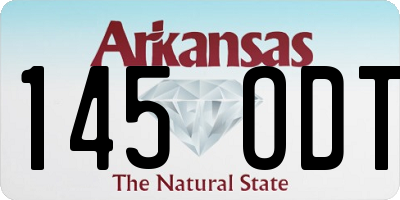 AR license plate 145ODT