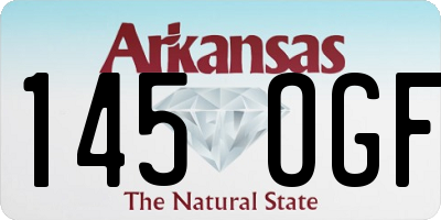 AR license plate 145OGF