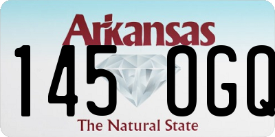 AR license plate 145OGQ
