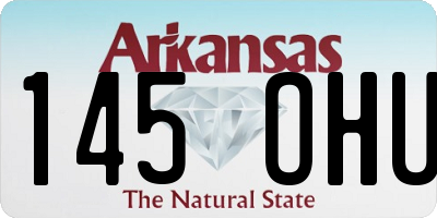 AR license plate 145OHU