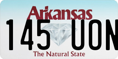 AR license plate 145UON