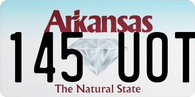 AR license plate 145UOT