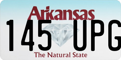 AR license plate 145UPG