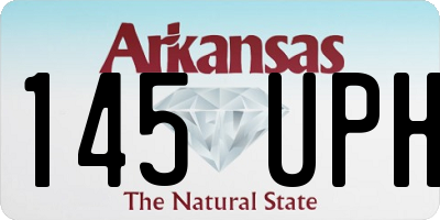 AR license plate 145UPH