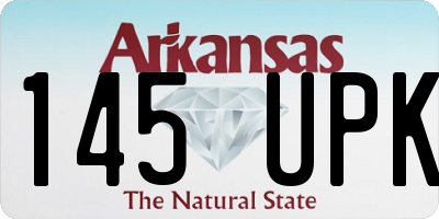 AR license plate 145UPK