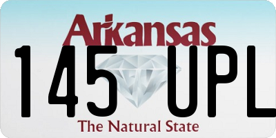 AR license plate 145UPL