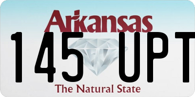 AR license plate 145UPT