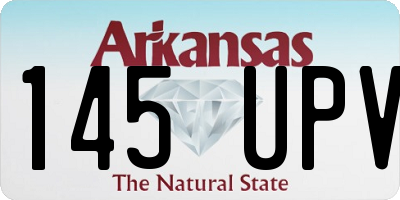 AR license plate 145UPV