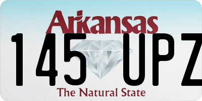 AR license plate 145UPZ