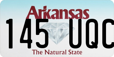 AR license plate 145UQC