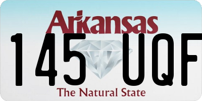 AR license plate 145UQF