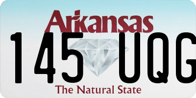AR license plate 145UQG