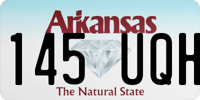 AR license plate 145UQH