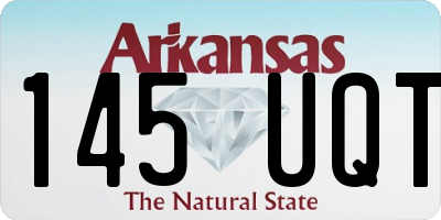 AR license plate 145UQT