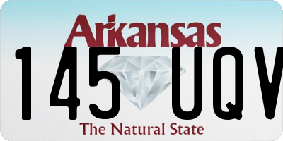 AR license plate 145UQV