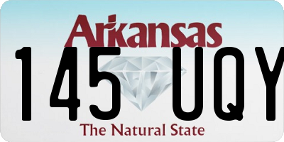 AR license plate 145UQY
