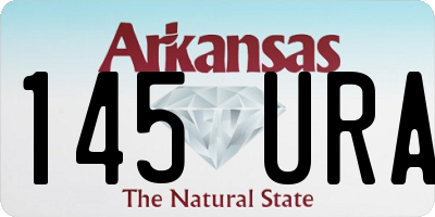 AR license plate 145URA