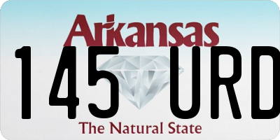 AR license plate 145URD