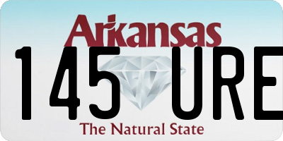 AR license plate 145URE