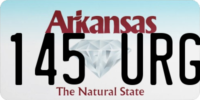 AR license plate 145URG