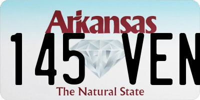 AR license plate 145VEN