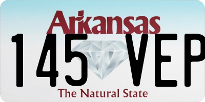 AR license plate 145VEP
