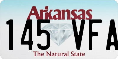 AR license plate 145VFA