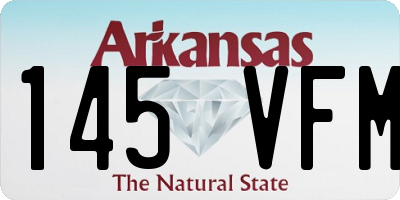 AR license plate 145VFM