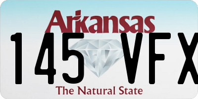 AR license plate 145VFX