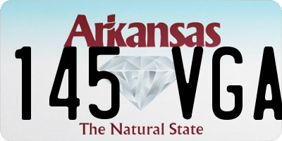 AR license plate 145VGA