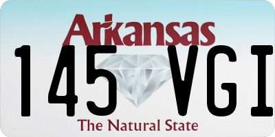 AR license plate 145VGI