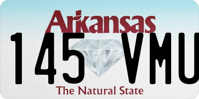 AR license plate 145VMU