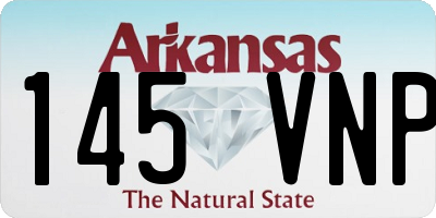 AR license plate 145VNP