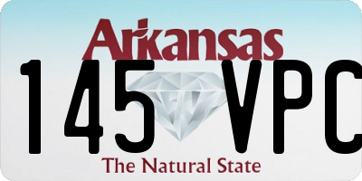 AR license plate 145VPC