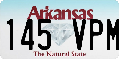 AR license plate 145VPM