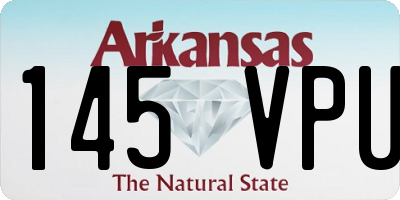 AR license plate 145VPU