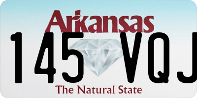 AR license plate 145VQJ