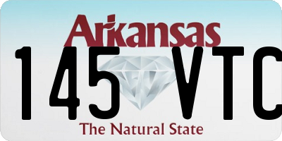 AR license plate 145VTC