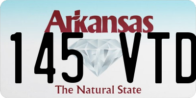 AR license plate 145VTD