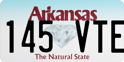 AR license plate 145VTE