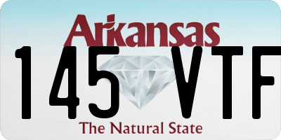 AR license plate 145VTF