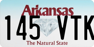 AR license plate 145VTK