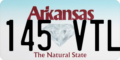 AR license plate 145VTL