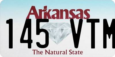 AR license plate 145VTM